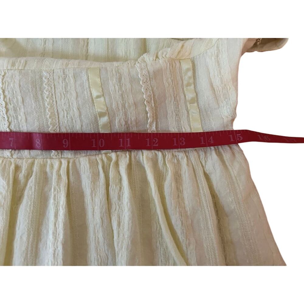 Princess Polly Dasha Cotton Yellow Fit Flare Sleeveless Square Neck Mini Dress-8 - Picture 11 of 12